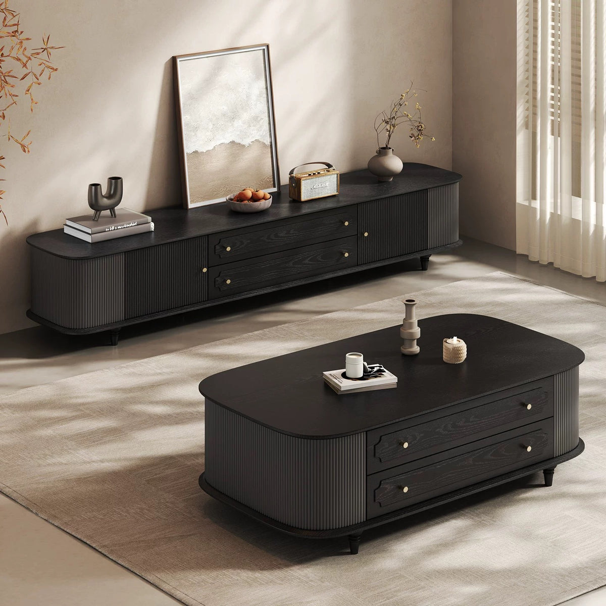Dijon TV Stand & Coffee Table - Altera