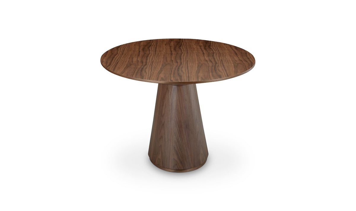 Orla Oval Dining Table Walnut Brown