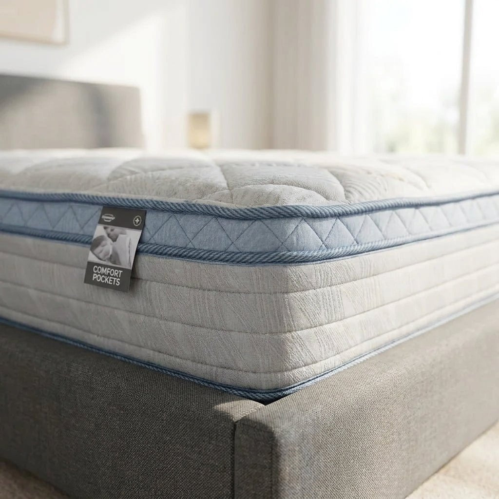 11" Springwall Brockville Euro Top Pocket Coil Mattress - Altera