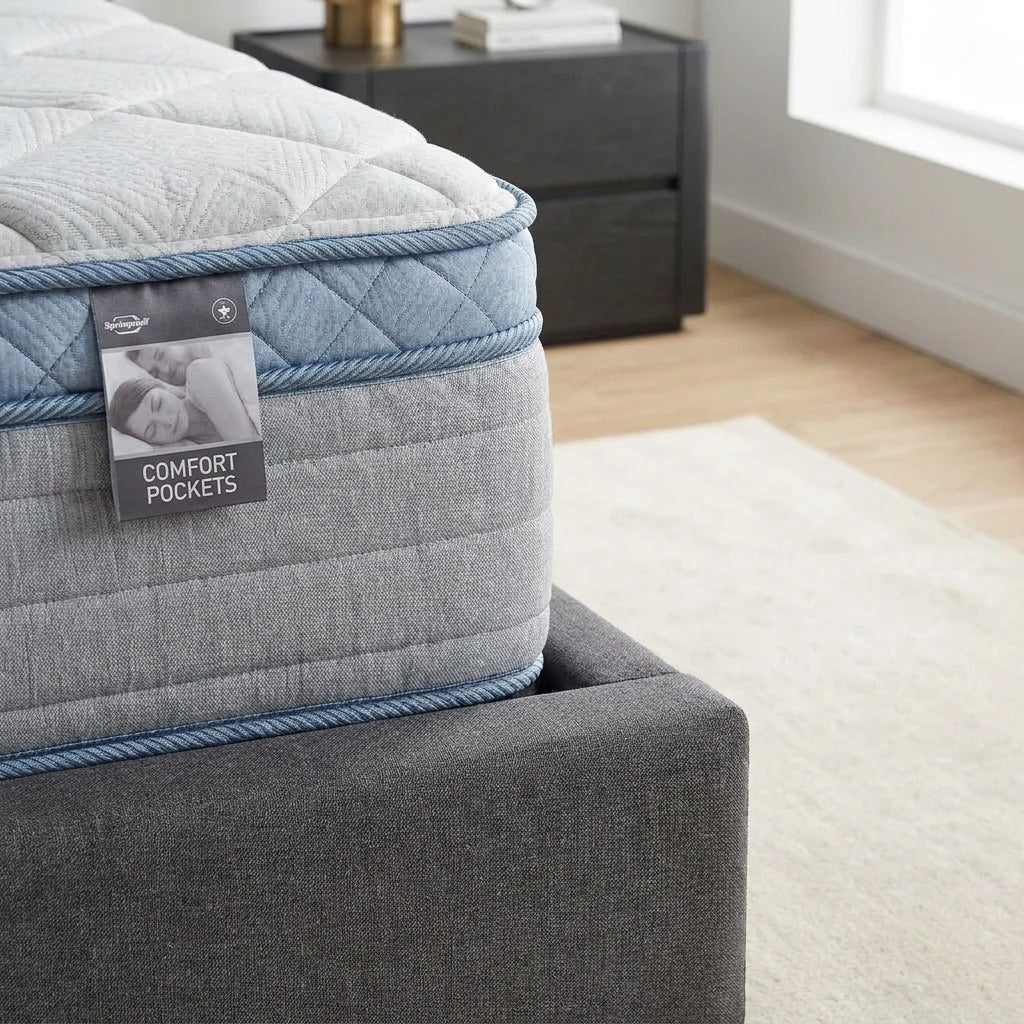 11" Springwall Brockville Euro Top Pocket Coil Mattress - Altera