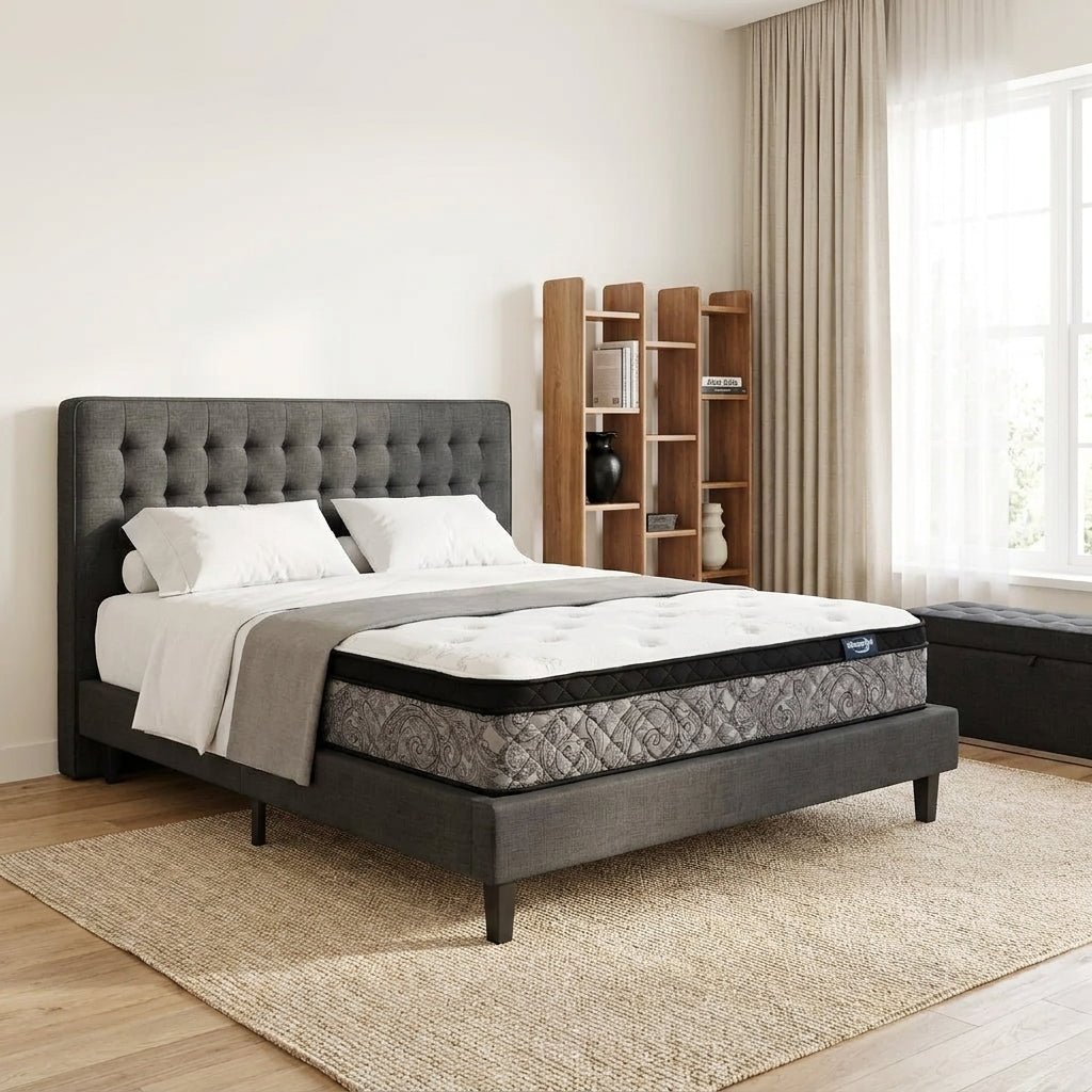 11" Springwall Natural Latex Hybrid Pocket Coil Mattress - Altera