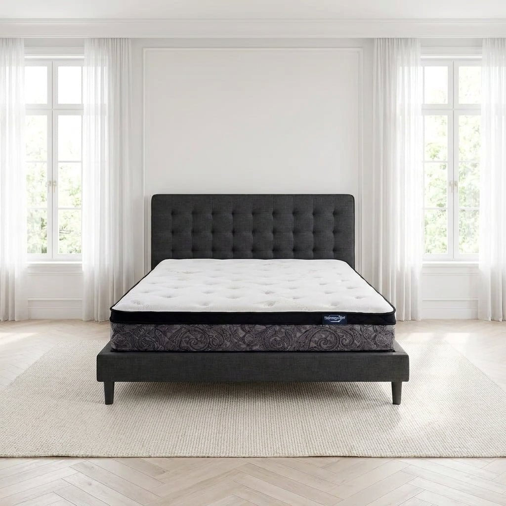 11" Springwall Natural Latex Hybrid Pocket Coil Mattress - Altera