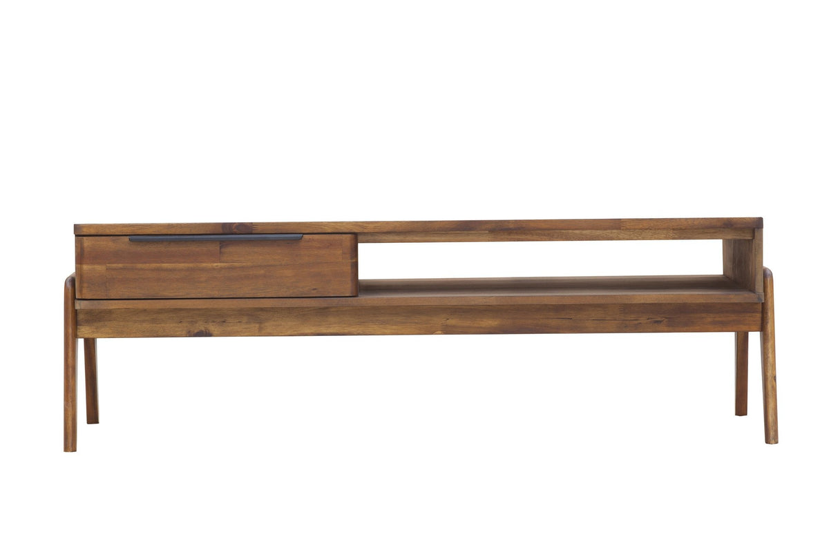 Radley Coffee Table in Brown, front view, solid acacia, view 2