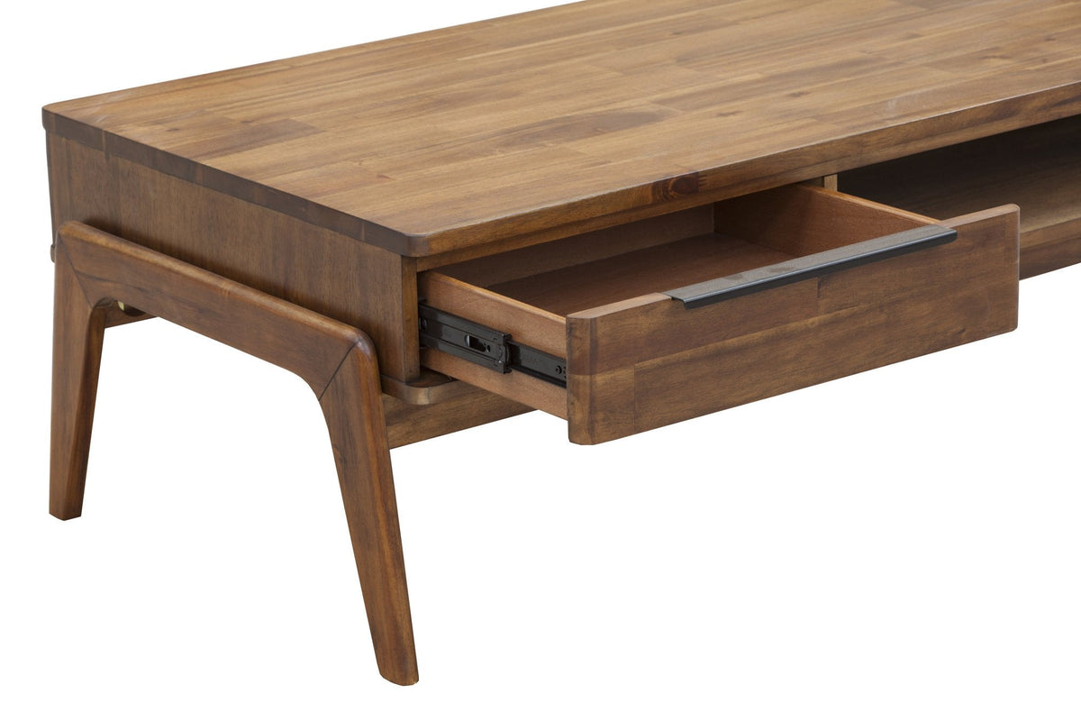 Radley Coffee Table in Brown, front view, solid acacia, view 5