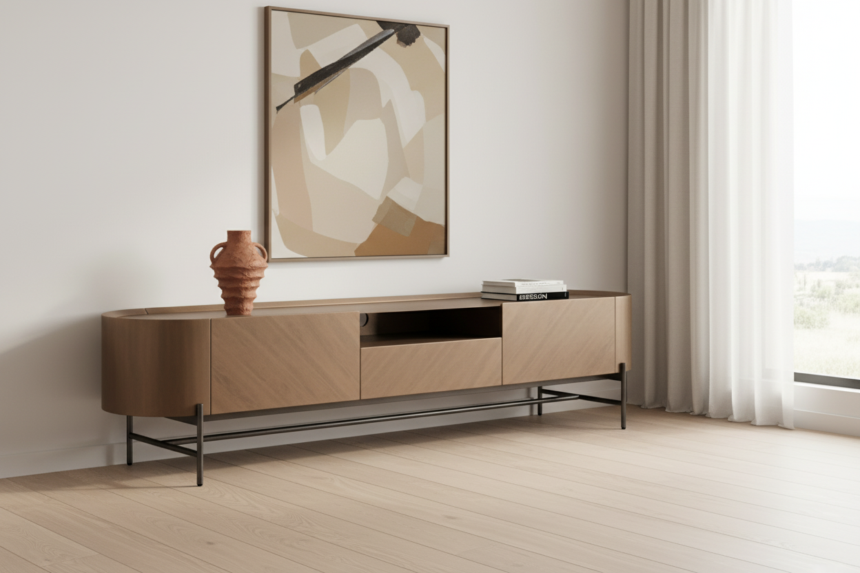 Echelon Metallic Entertainment Center
