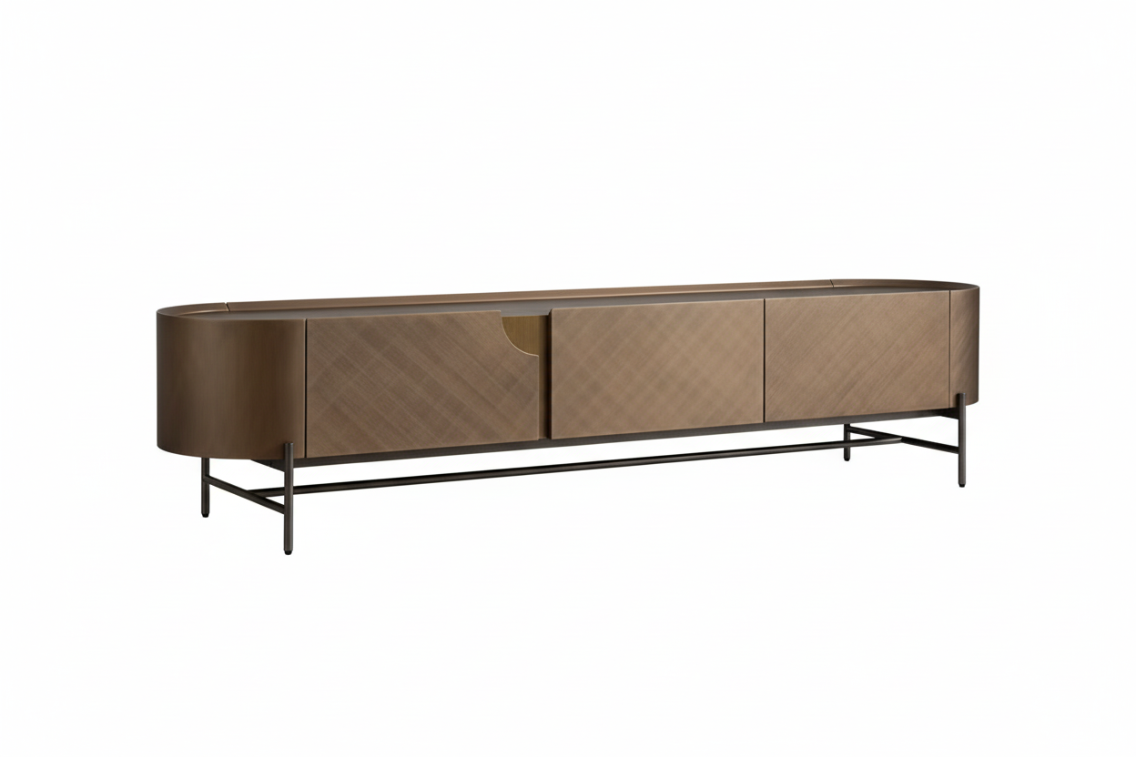 Echelon Metallic Entertainment Center