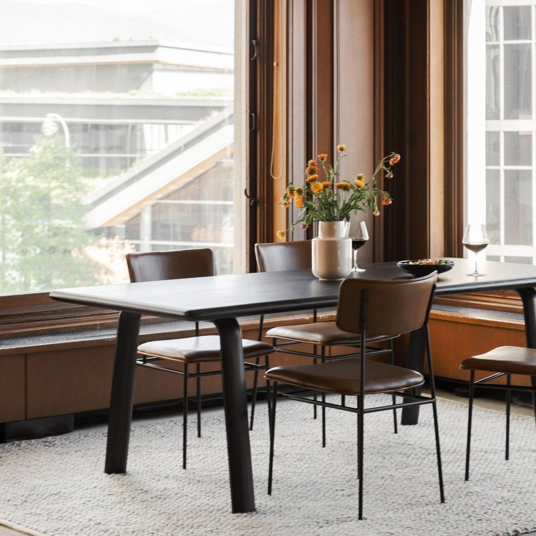 Sutton Dining Chair Brown (Set of Two)
