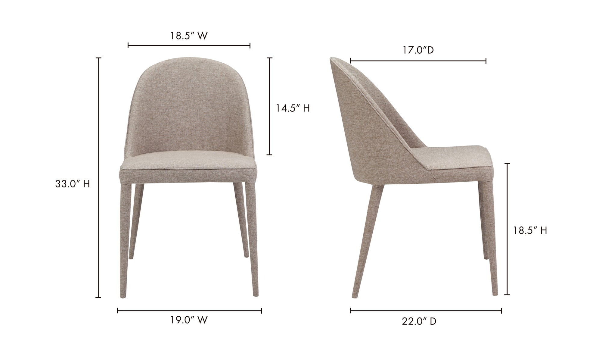 Light Grey dimensions