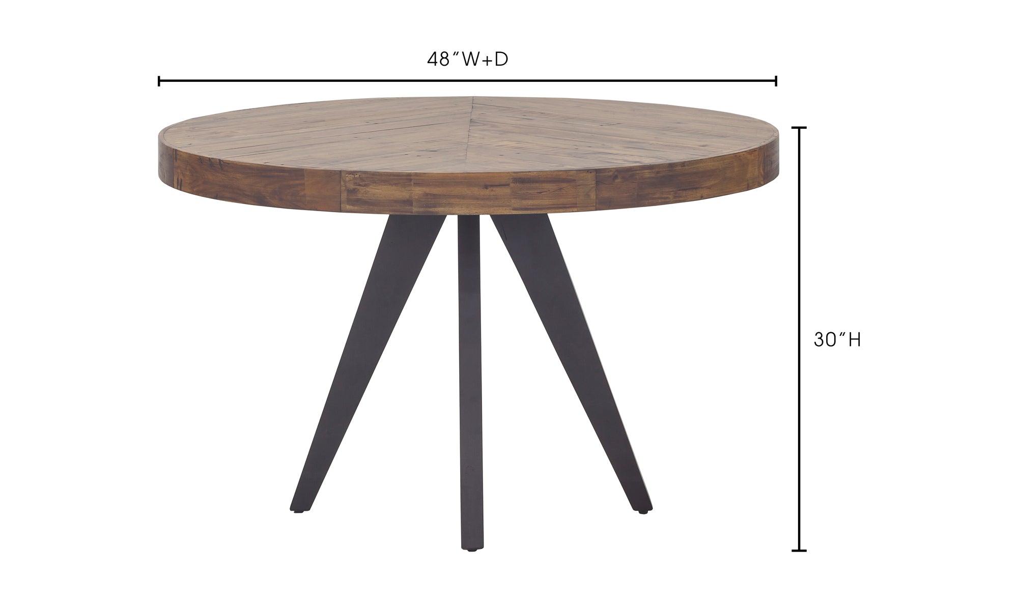 Round (Seats 4) dimensions