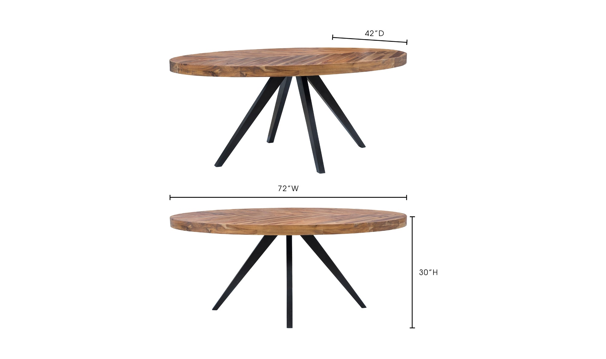 Pier Dining Table Amber
