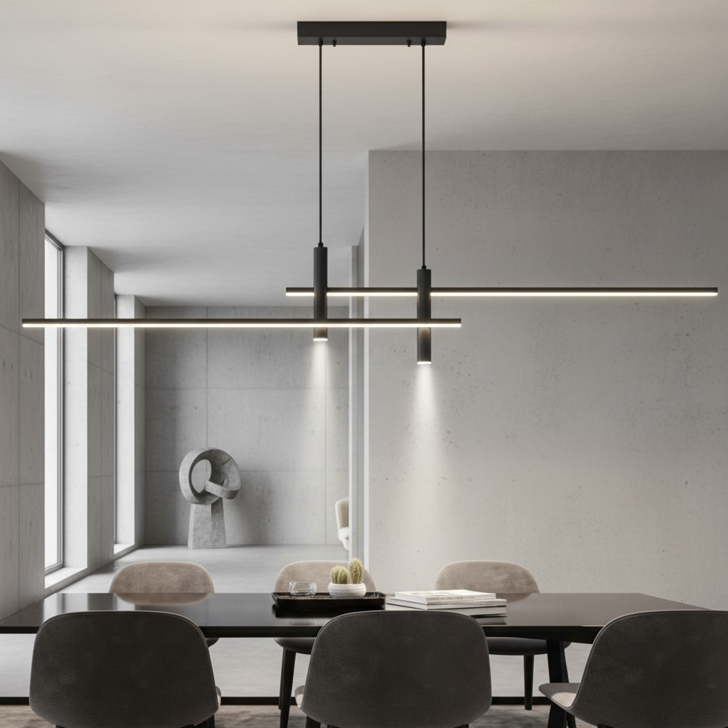 Intersecting Lines Geometric Chandelier