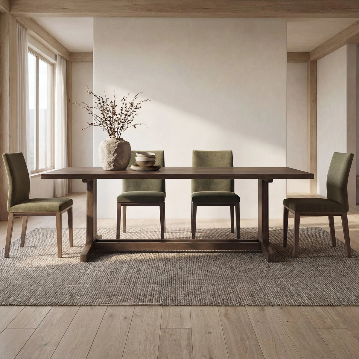 Stirling Dining Table, in a dining room