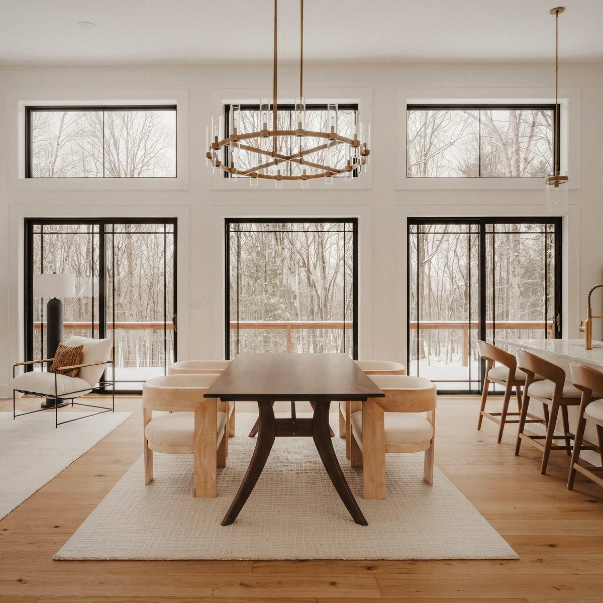 Fontaine Dining Table, in a dining room