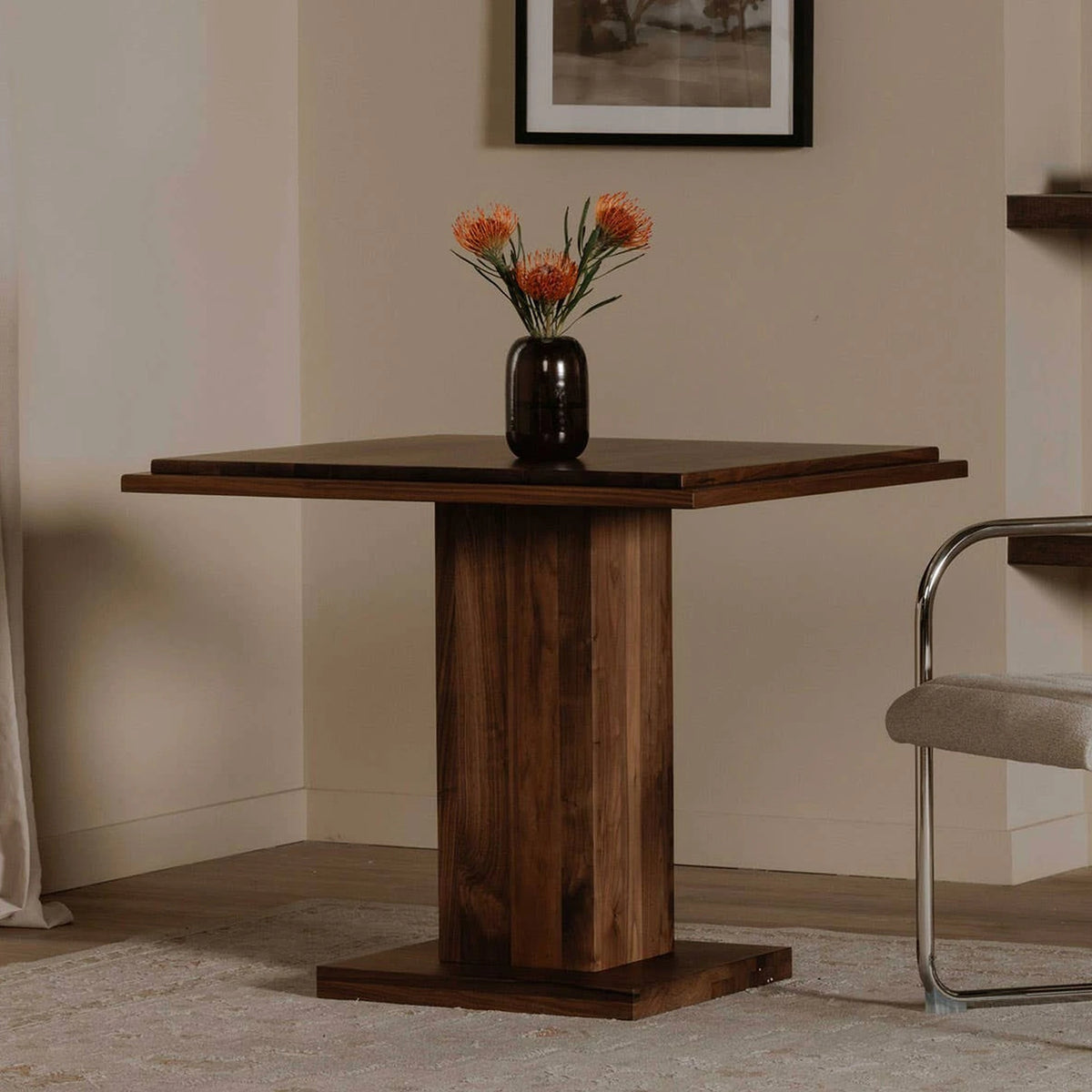 Marbella Cafe Table, in a dining room