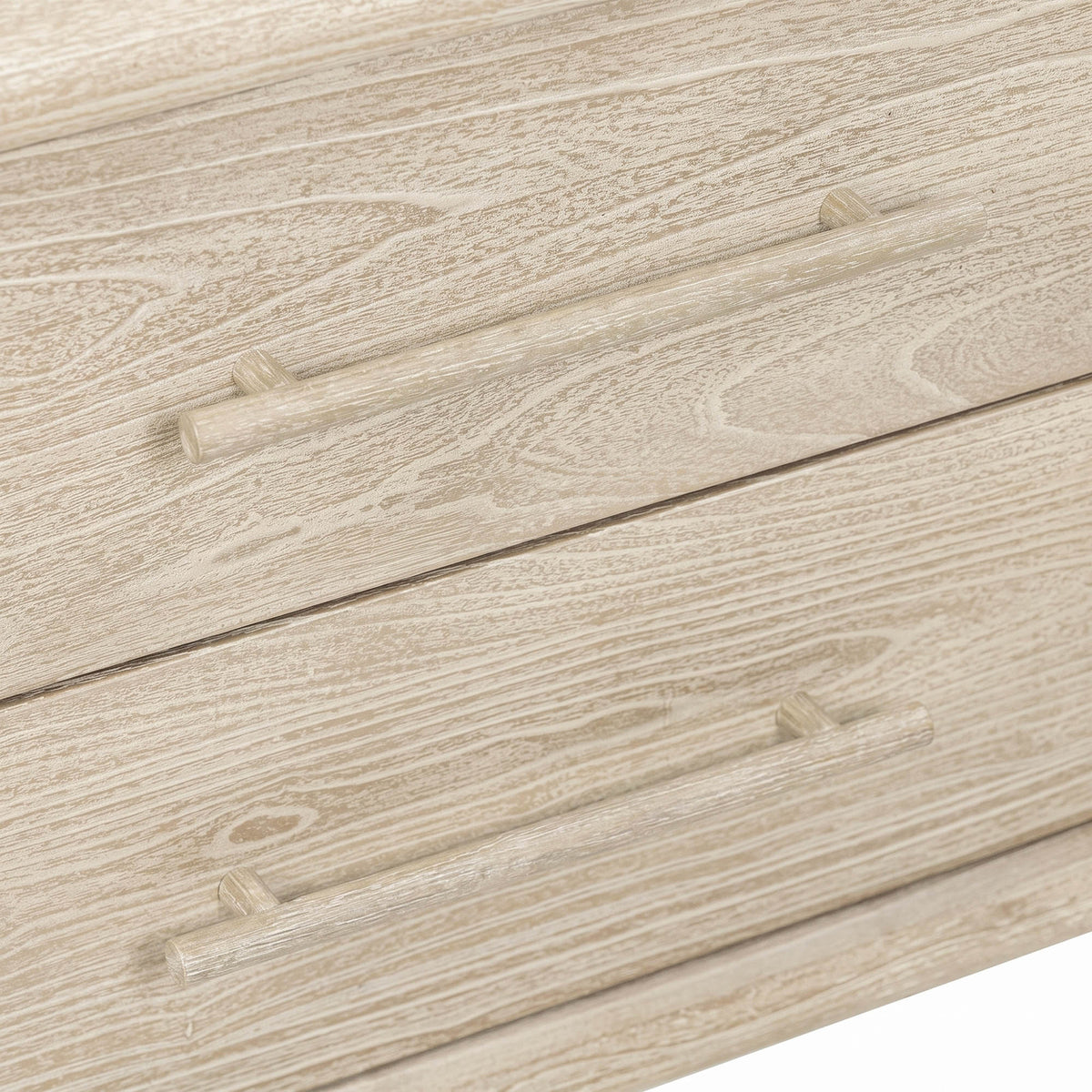 Bellano Nightstand in Sand, three-quarter view