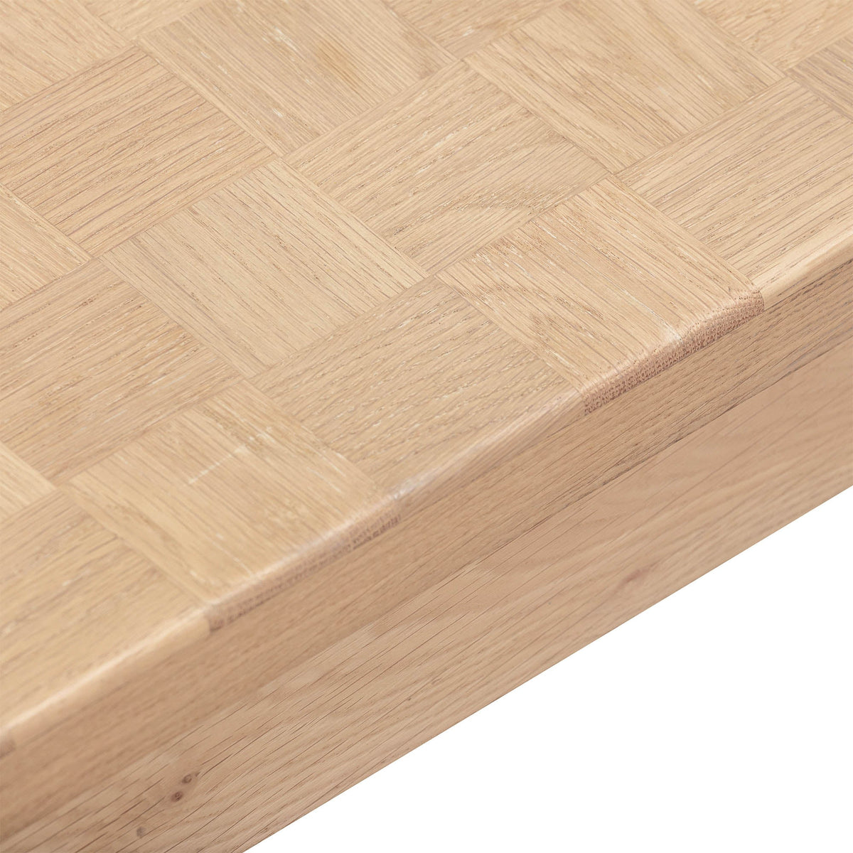 Cartmel Coffee Table in Biscotti Oak, detail view