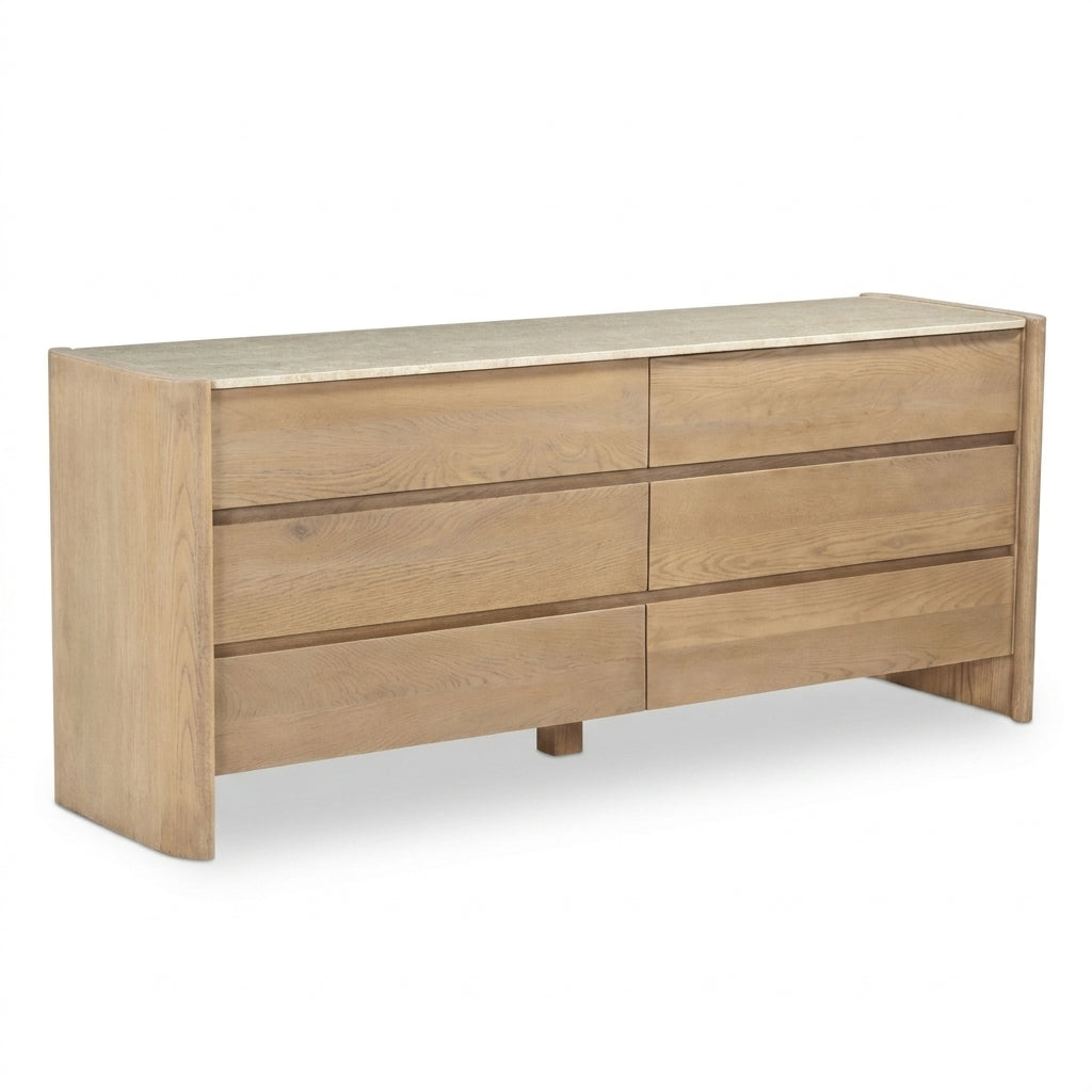 Larsson 6 Drawer Dresser Natural
