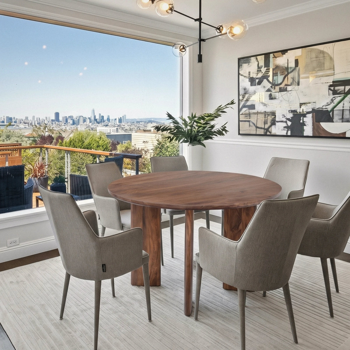 Levens Dining Table, in a dining room