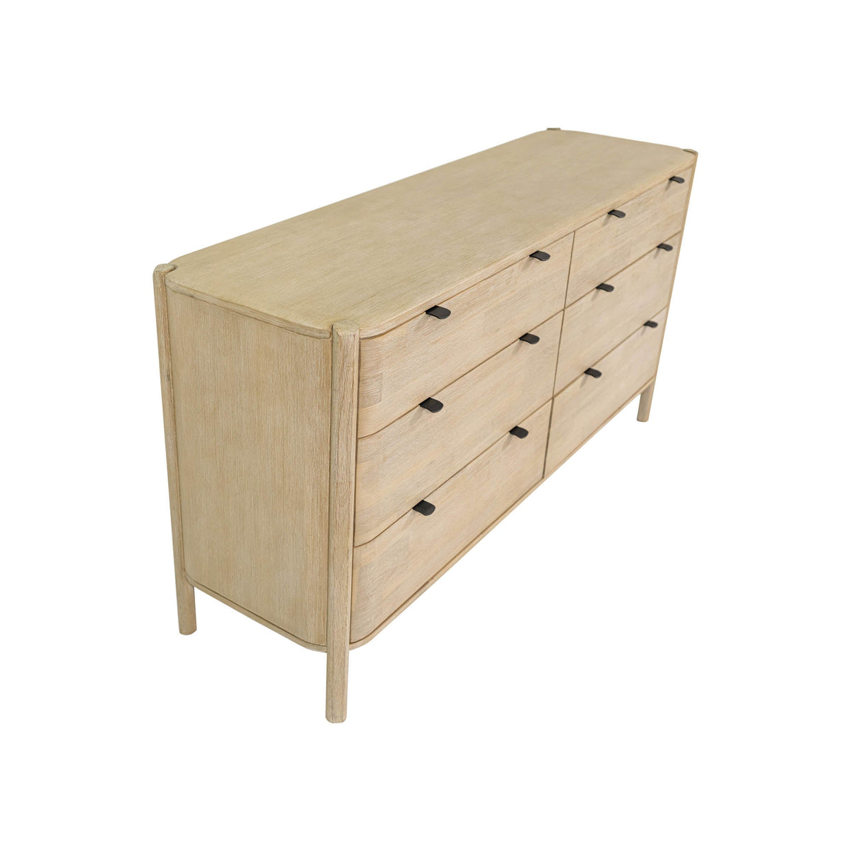 Ely 6 Drawer Dresser in Natural, detail view, view 2