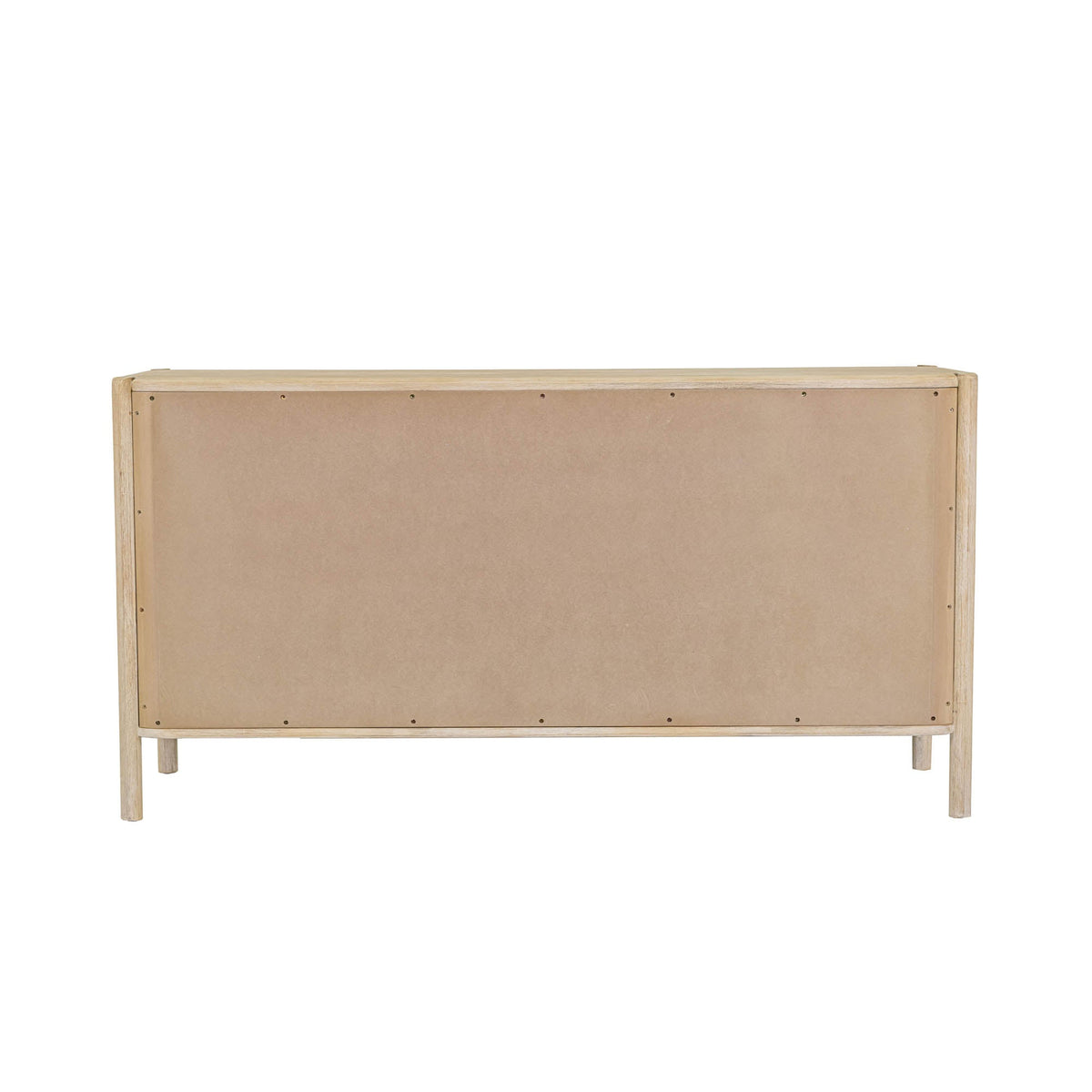 Ely 6 Drawer Dresser in Natural, front view, acacia, view 3