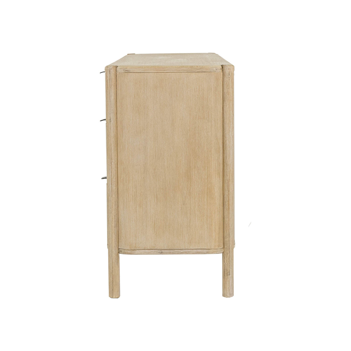 Ely 6 Drawer Dresser in Natural, front view, acacia, view 5