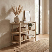 Ely Console, styled in a room