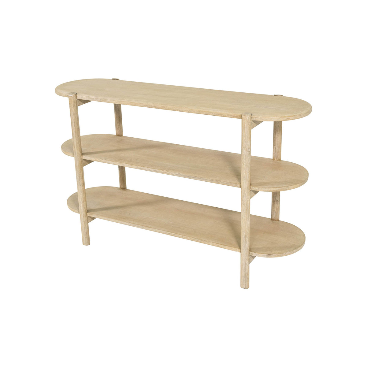 Ely Console in Natural, three-quarter view, view 2