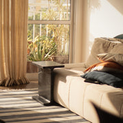 Tenby Accent Table, beside the sofa