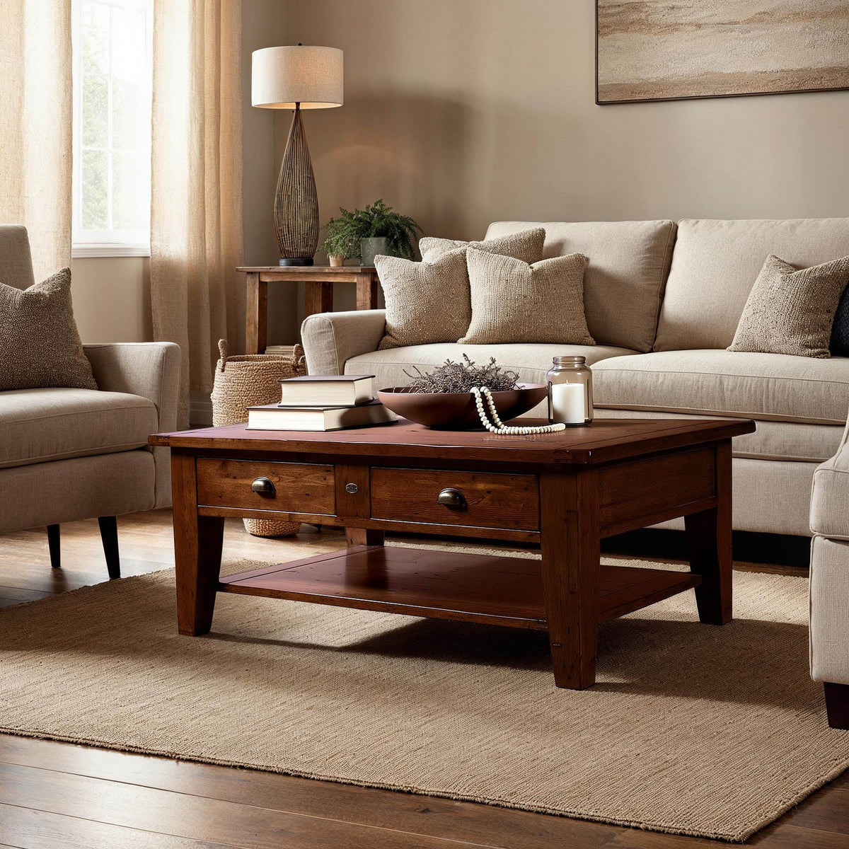 Inglewood Coffee Table in African Dusk, detail view, view 3