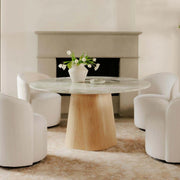 Enfield Dining Table, in a dining room