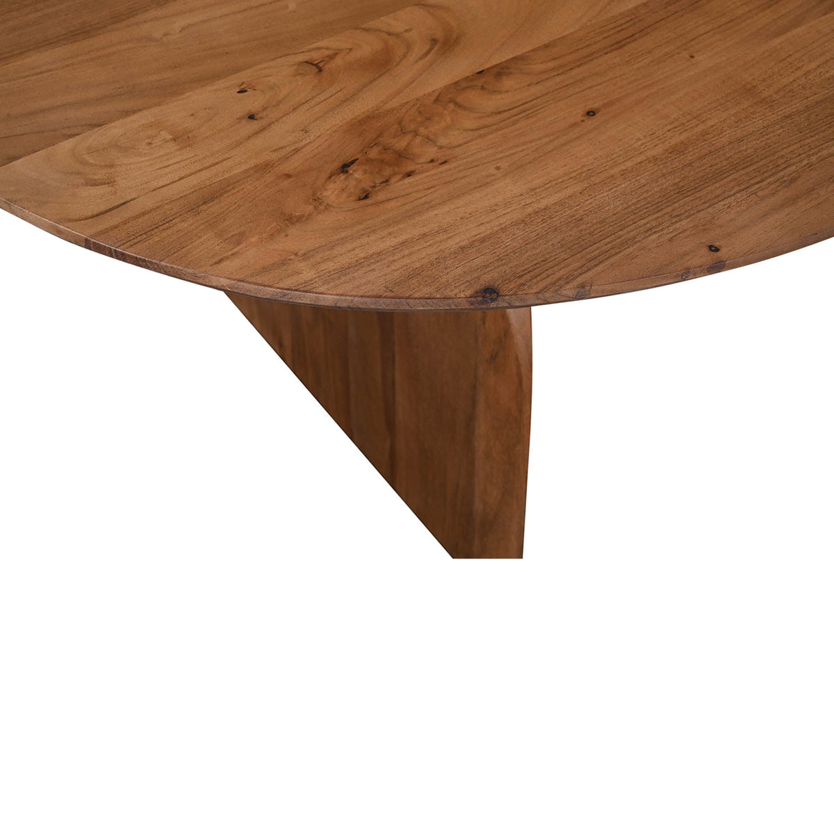 Deia Coffee Table in Pecan, detail view, view 4
