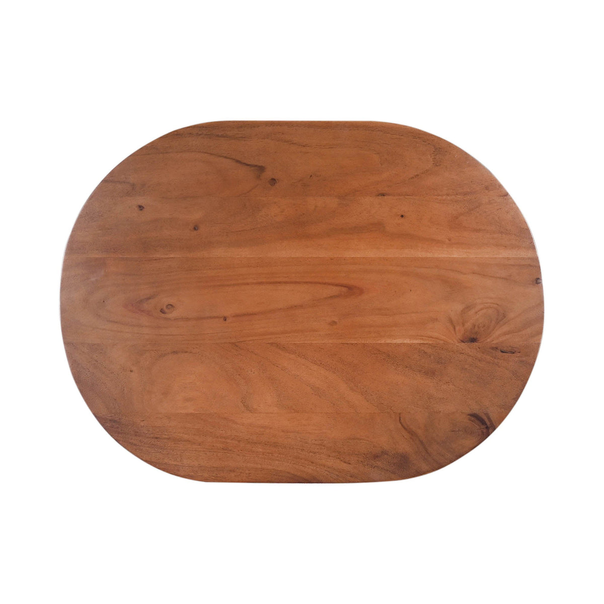 Deia Side Table in Pecan, detail view, view 3