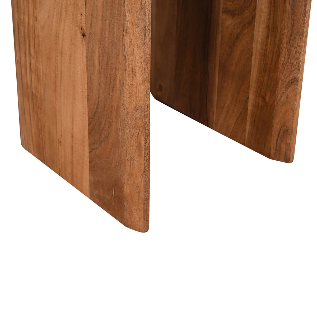 Deia Side Table in Pecan, detail view, view 5