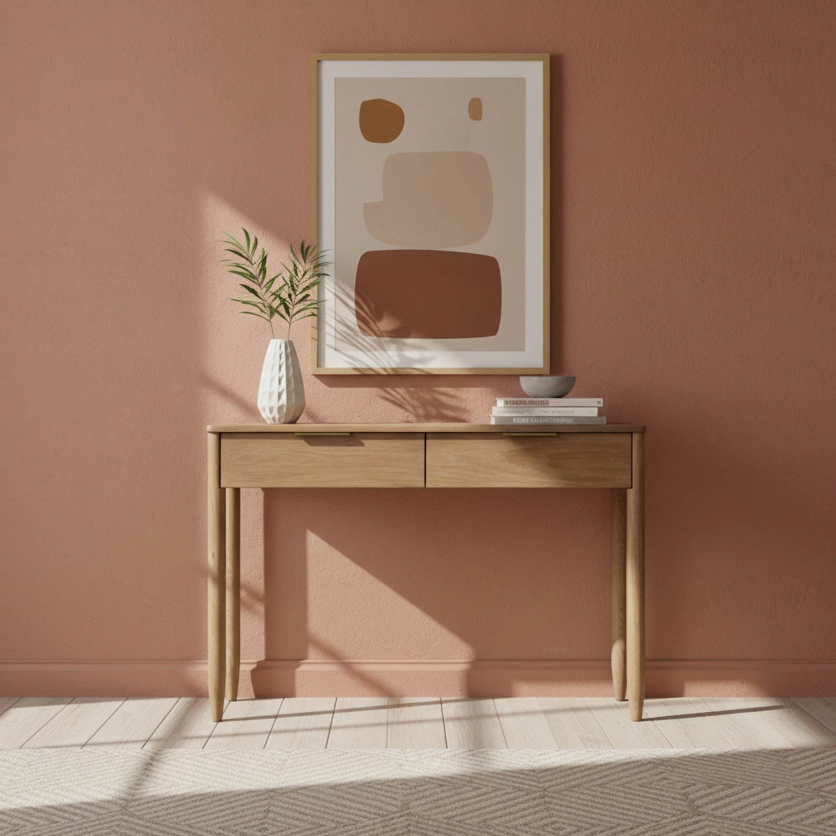 Konstanz Console, styled in a room