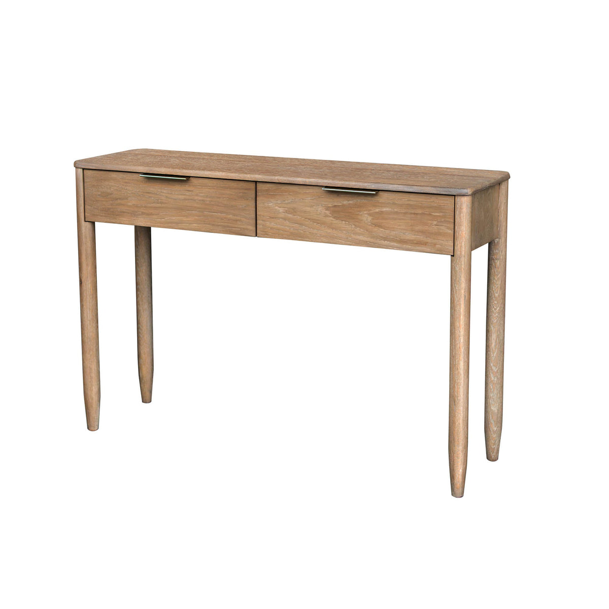 Konstanz Console in Sand, front view, fsc oak