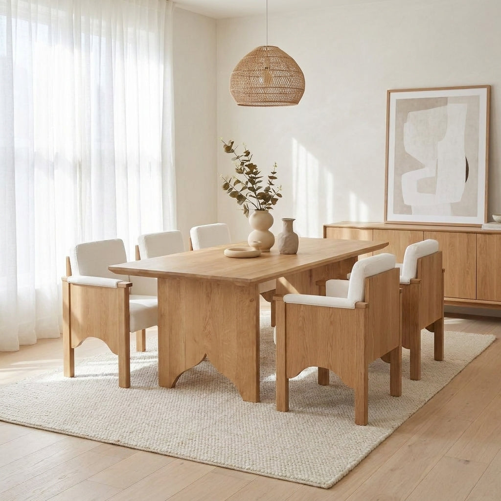 Larkin Oak Dining Set
