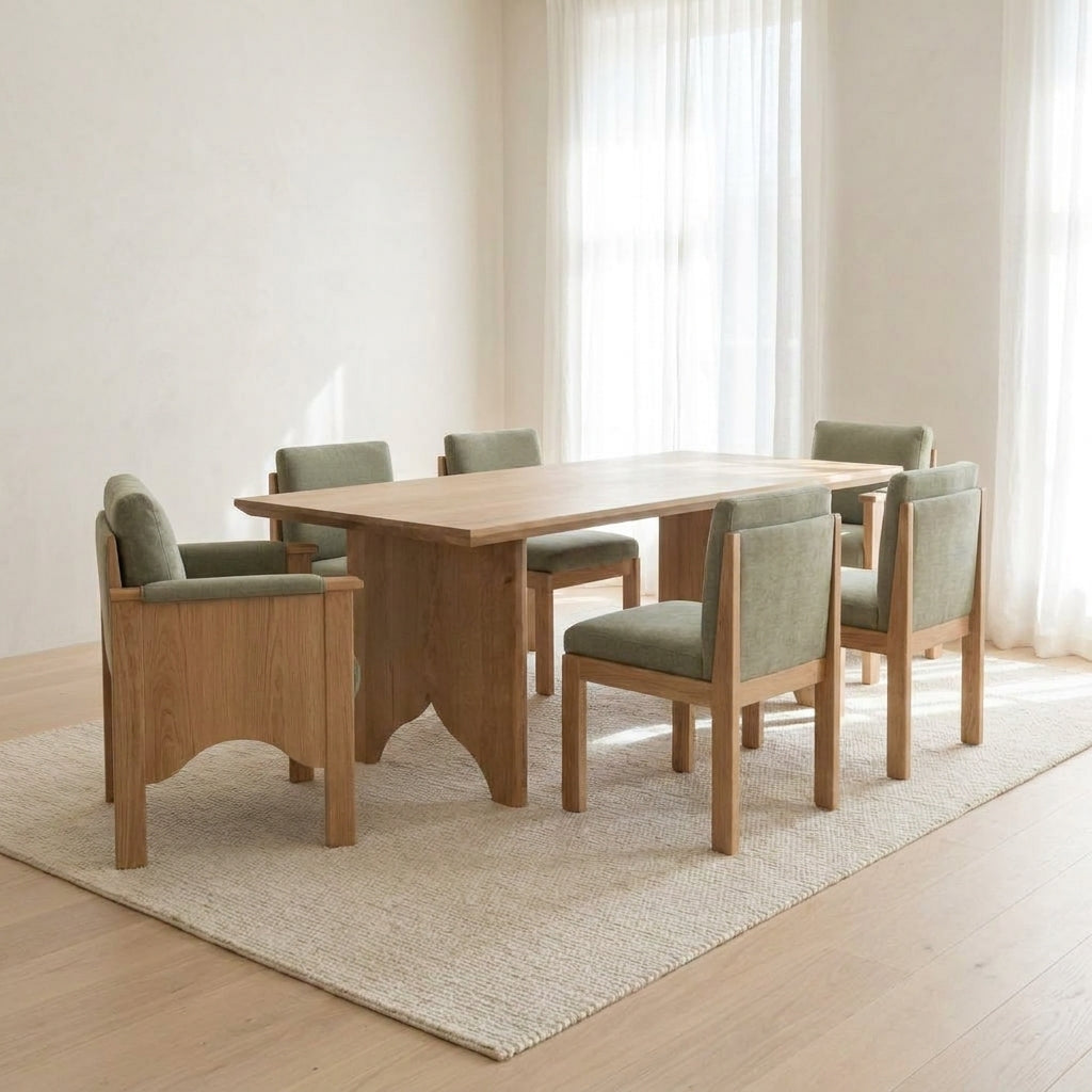 Larkin Oak Dining Set