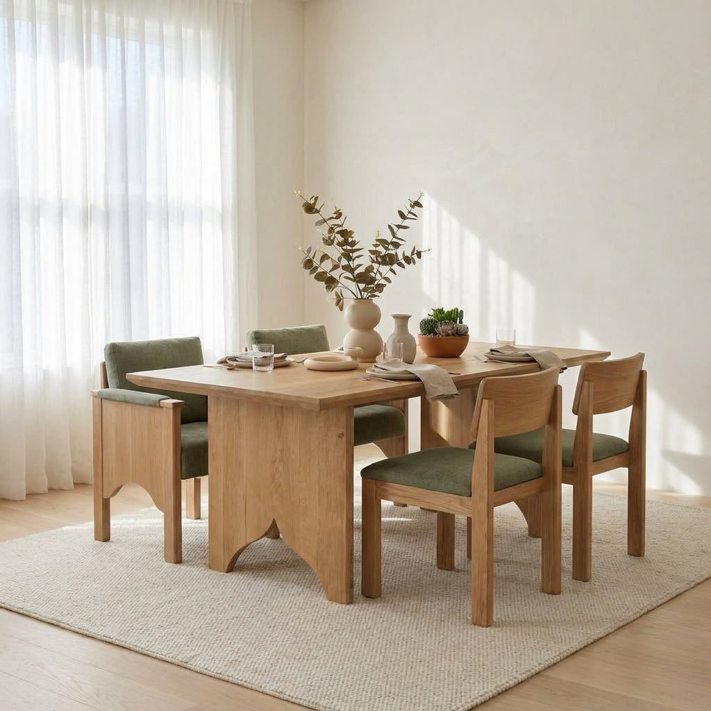 Larkin Oak Dining Set