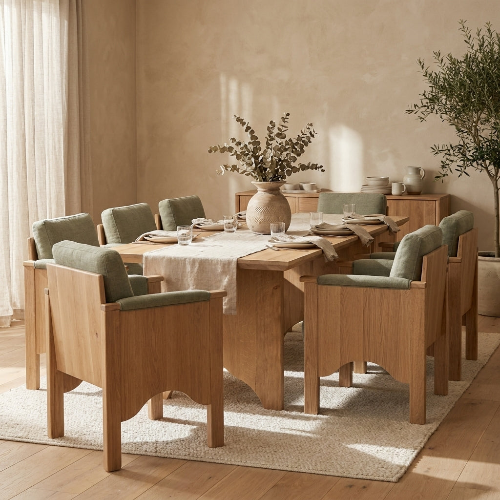 Larkin Oak Dining Set