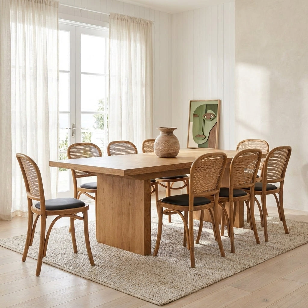 Lowell Extension Oak Dining Set