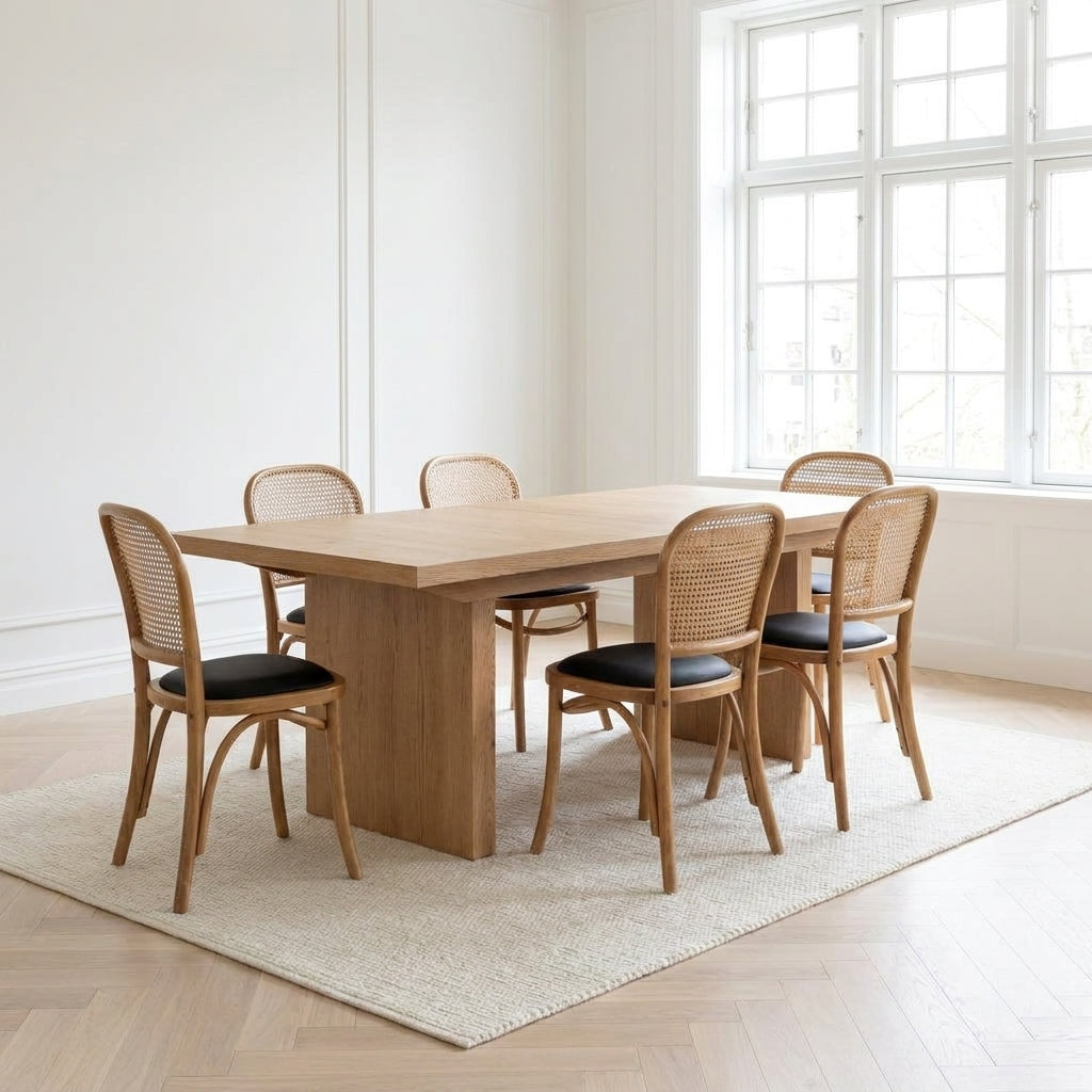 Lowell Extension Oak Dining Set