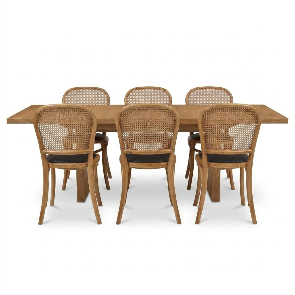 Lowell Extension Oak Dining Set