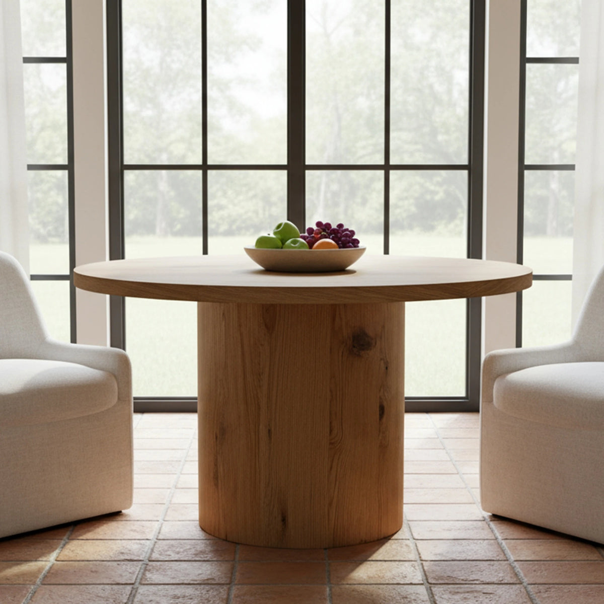 Heligan Dining Table, in a dining room