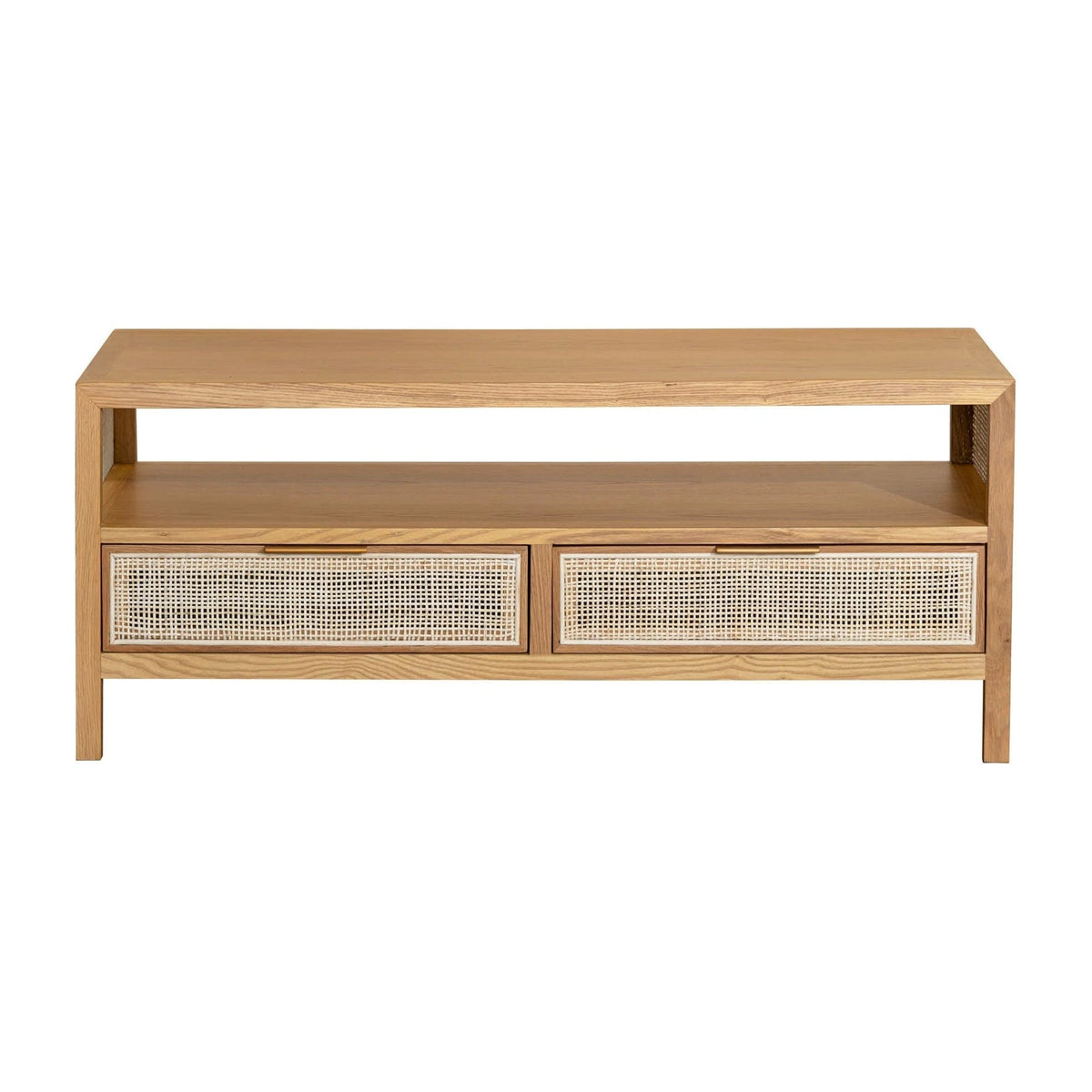 Corwin Coffee Table in Natural, three-quarter view