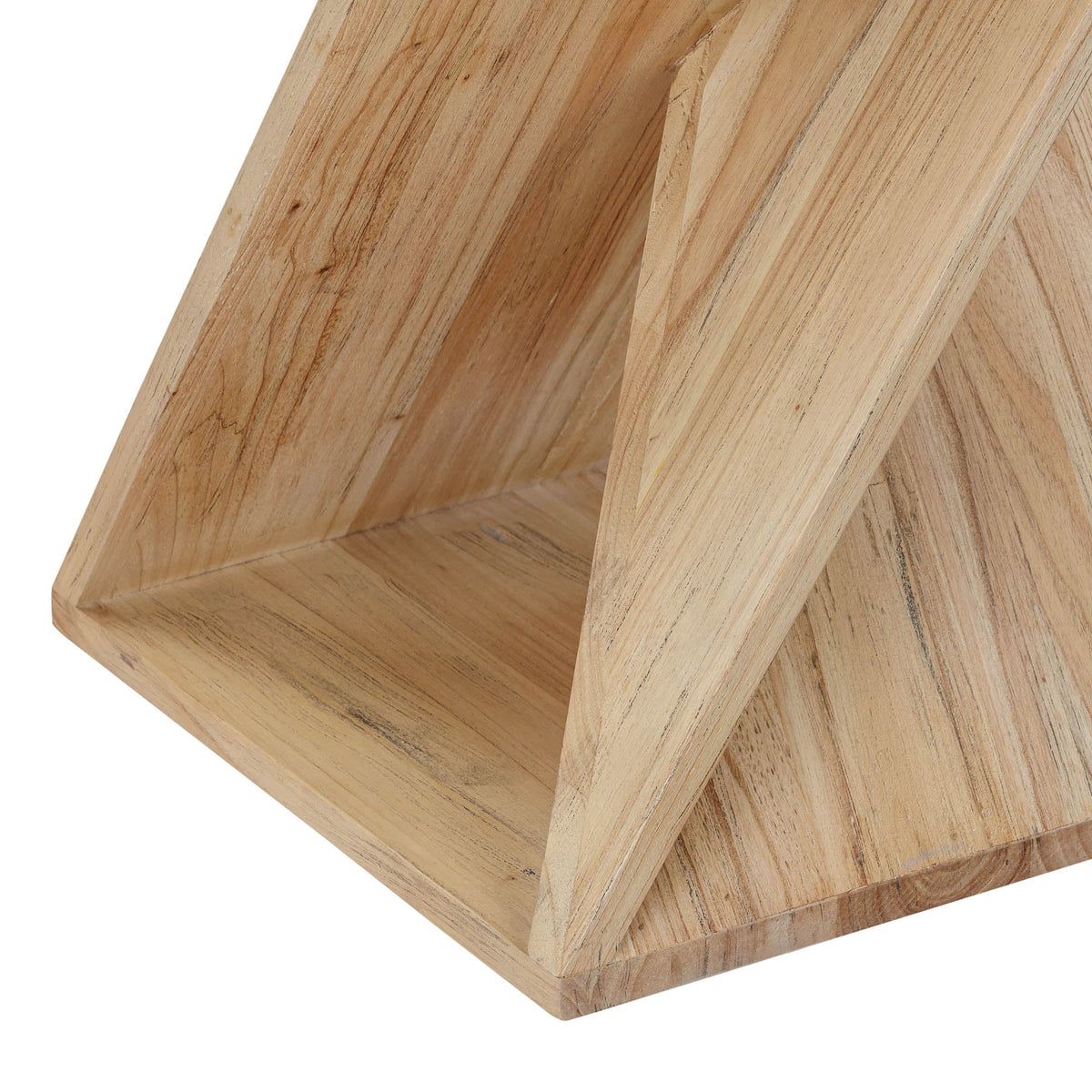 Saltburn Side Table in Elm Finish, detail view, view 2