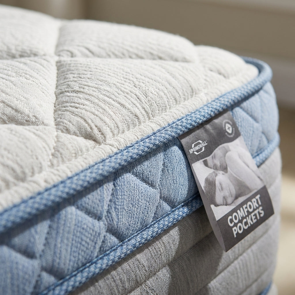 Springwall Dorval 12-Inch Euro Top Pocket Coil Mattress