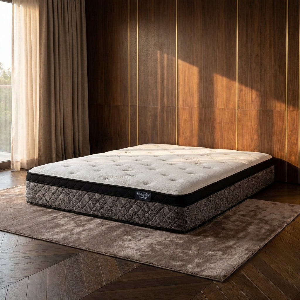 Springwall Natural 11-Inch Latex Hybrid Pocket Coil Mattress
