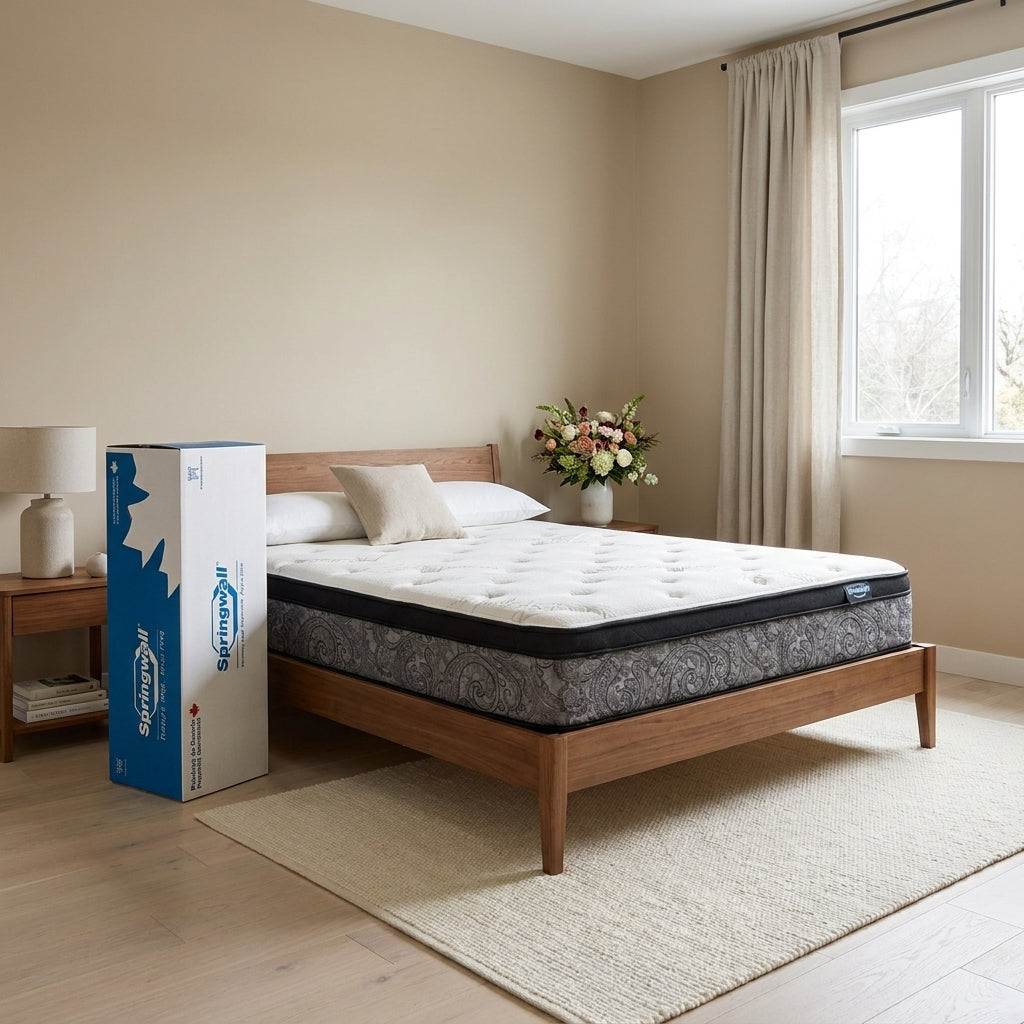 Springwall Natural 11-Inch Latex Hybrid Pocket Coil Mattress