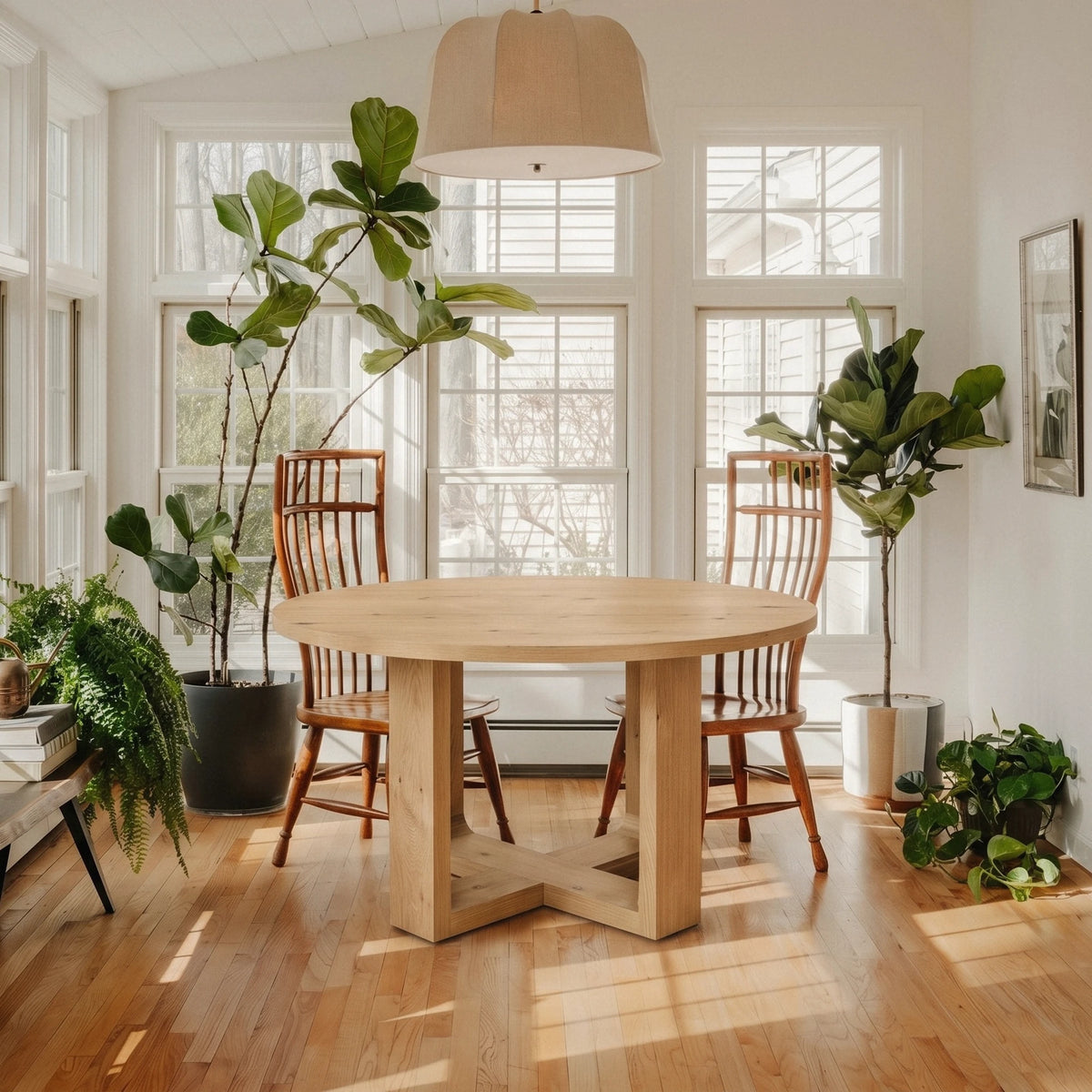 Helston Dining Table, in a dining room