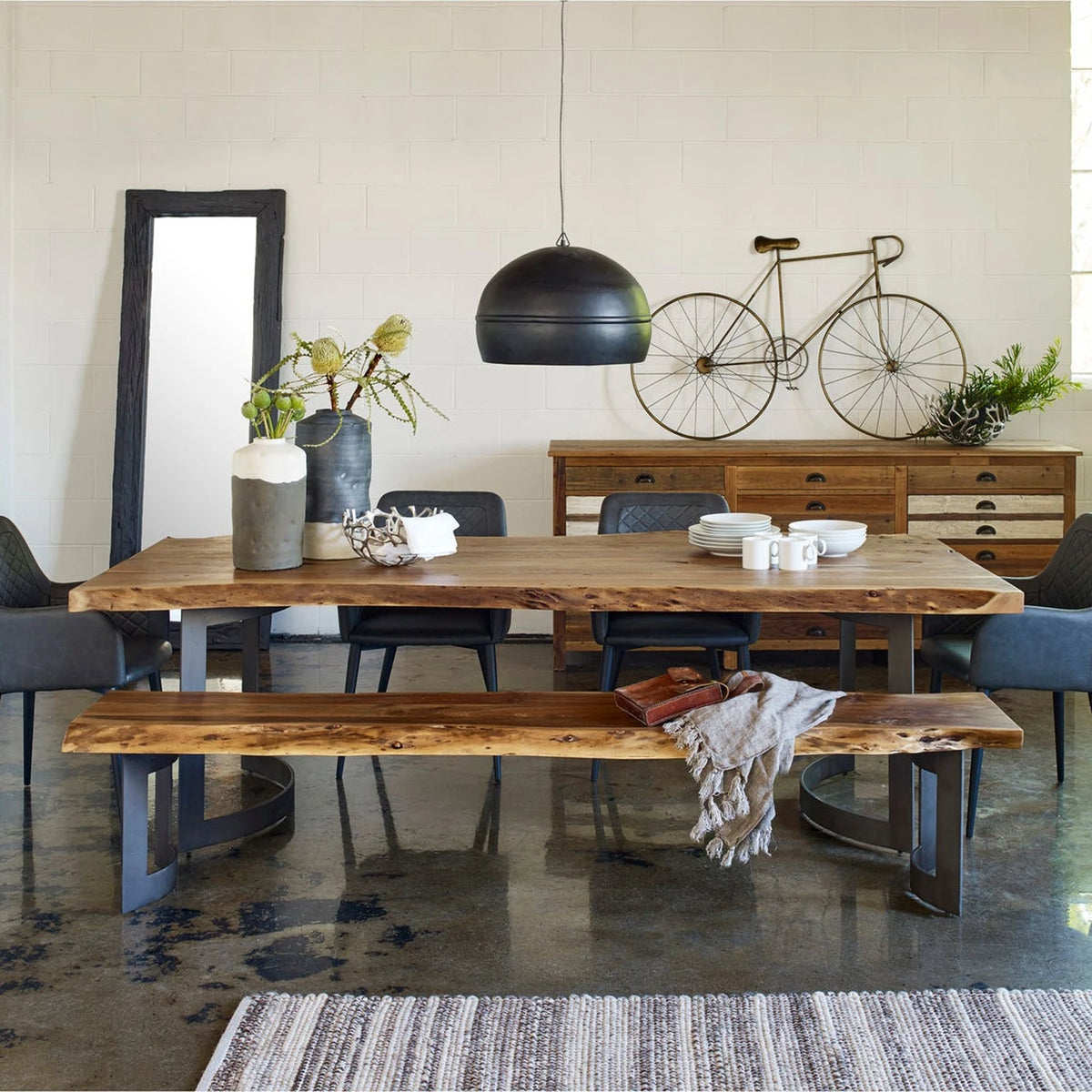 Bergamo Dining Table, in a dining room